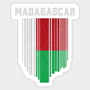 Madagascar flag, malagasy flag Sticker